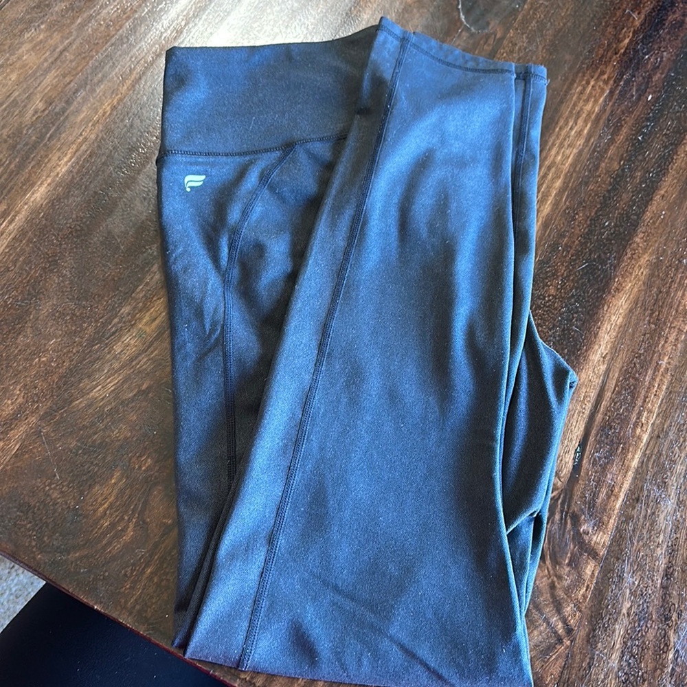 Fabletics faux leather legging Xl